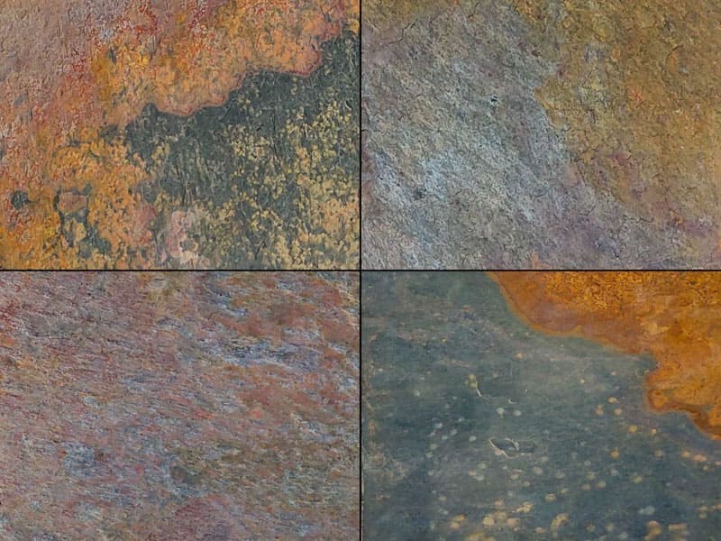 Kund Multi colour slate — natural cleft sheets