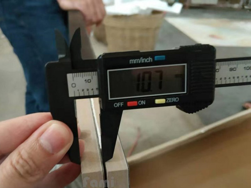Natural Stone Calibrated Thickness Checker Tool & Quality Inspection